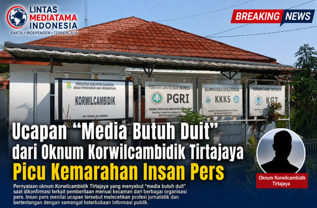 media butuh duit Korwilcambidik Tirtajaya