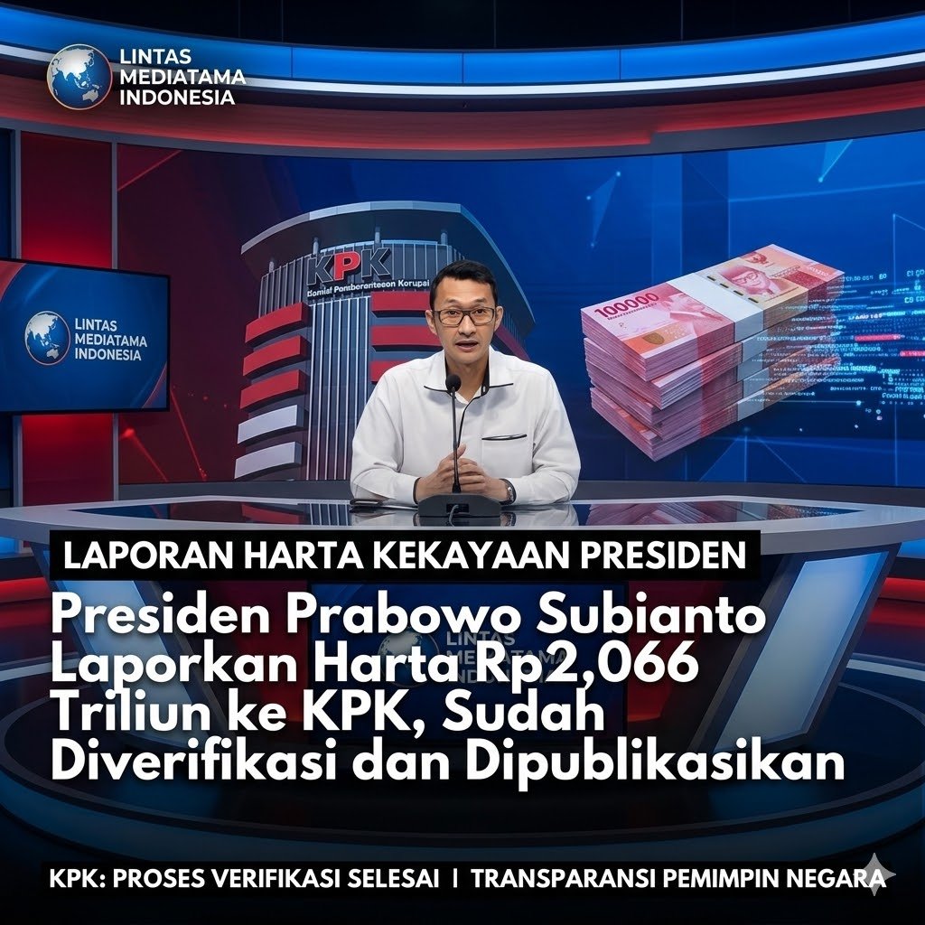 LHKPN Prabowo 2025: Harta Kekayaan Presiden RI Capai Rp2,066 Triliun
